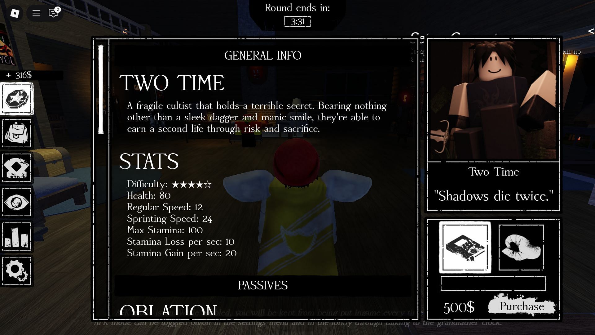 Two Time's reworked abilities (Image via Roblox)